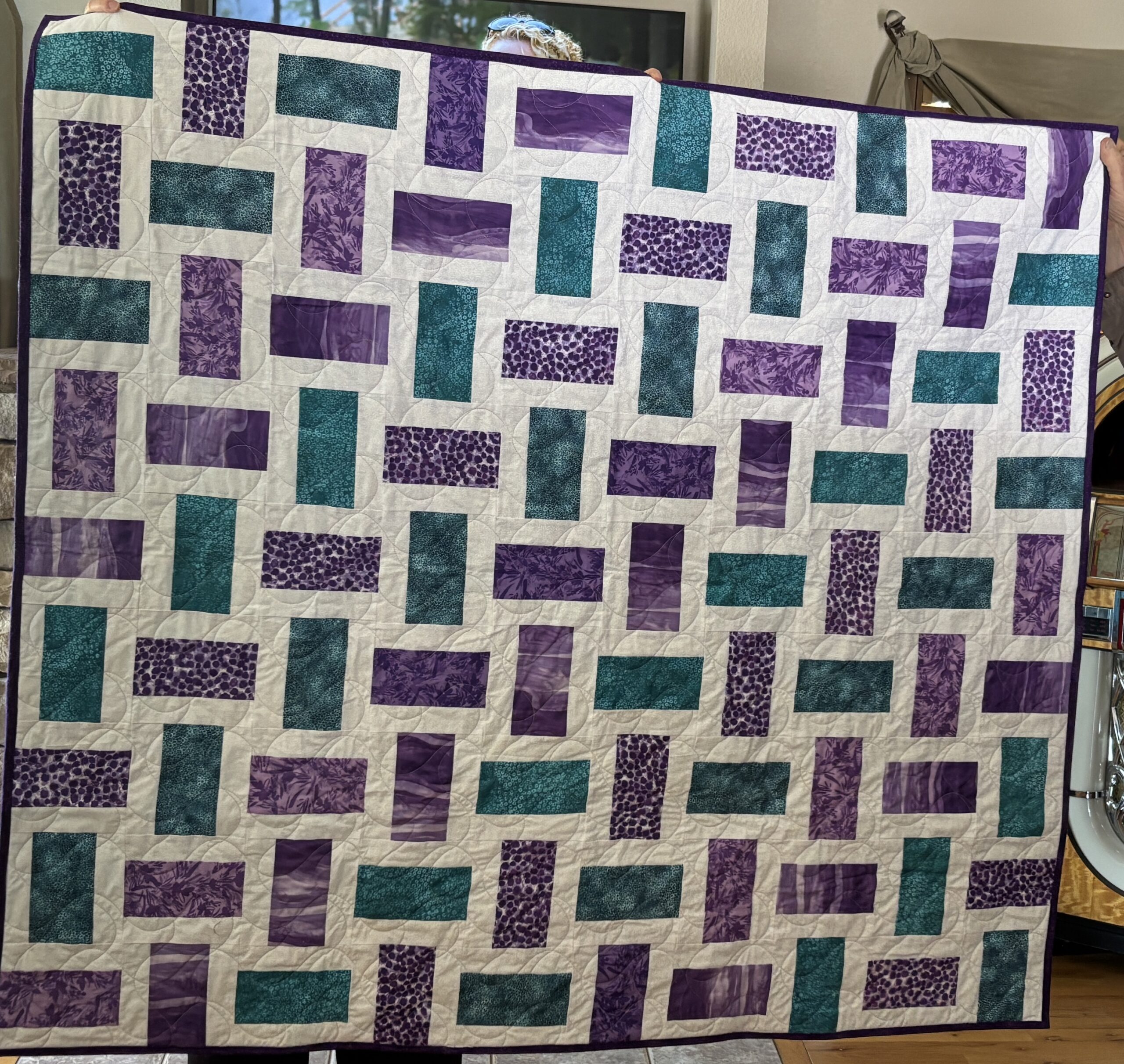 Purple/Aqua Rectangles